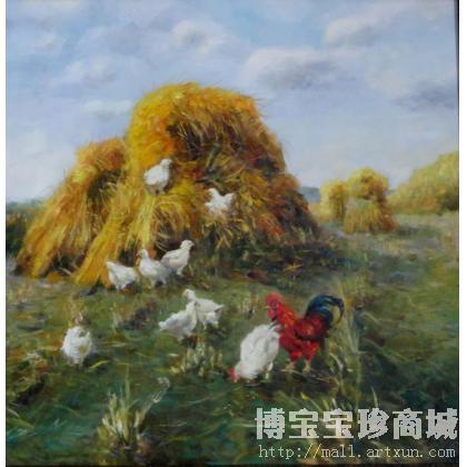 张丽娟 农家乐 类别: 油画X