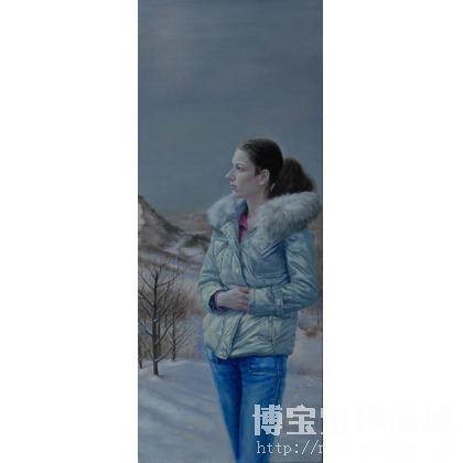 刘宇清 留学生系列之一娜莎 类别: 油画X